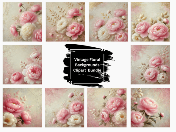 31 Distressed Vintage Peony Backgrounds: A Timeless Textural Toolkit