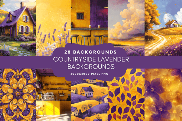 Countryside Lavender Backgrounds: A Designer's Toolkit for Authentic Visuals
