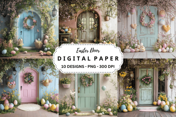 Easter Door Digital Backgrounds: A Designer's Guide