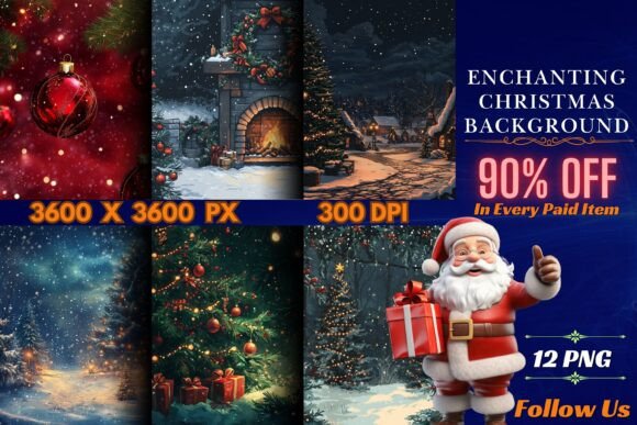 Enchanting Christmas Backgrounds: Your Holiday Design Toolkit