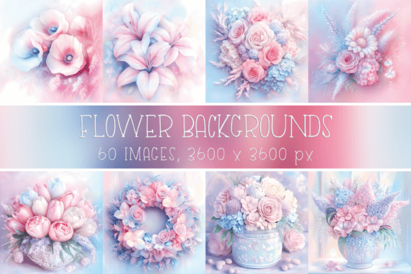 Soft Hues, Big Impact: Using Light Blue Pink Flower Backgrounds