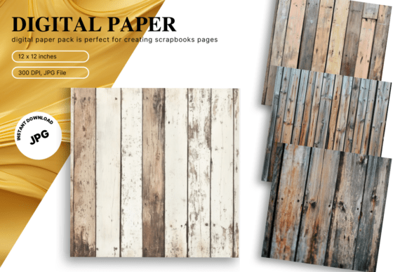 Wood Wall Texture Backgrounds: Digital Design Assets